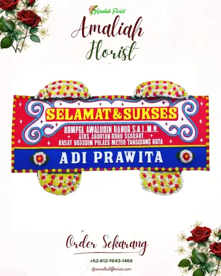Papan Bunga Ucapan Selamat tanjungjaya